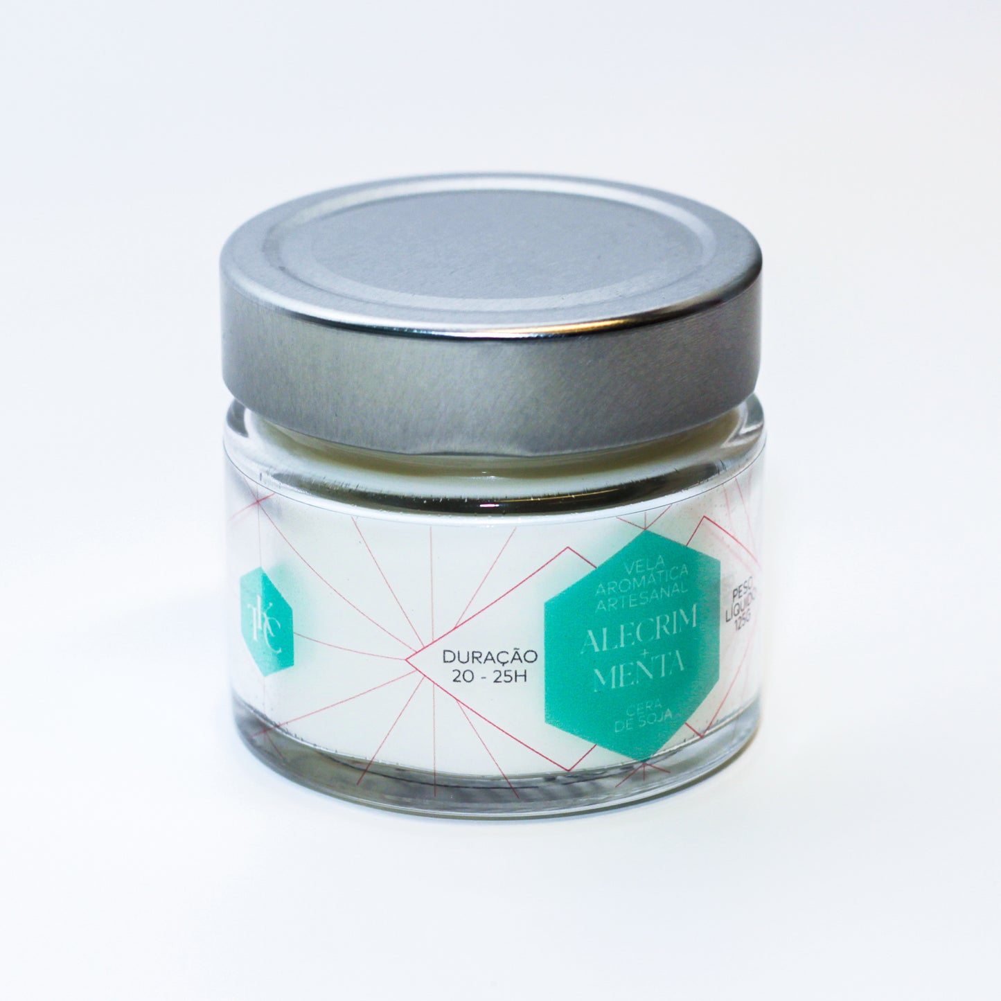 Vela - Aroma Sálvia + Alecrim - Selo Verde