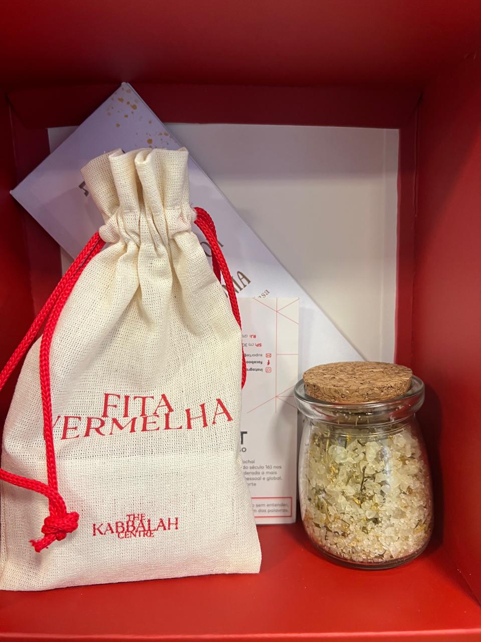 KIT BEM ESTAR: Incenso e Meditação Ketoret + Pinchas + Fita Verm. + Escalda pés